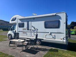 Parked up on pitch