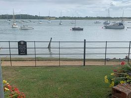 The river deben a short walk away