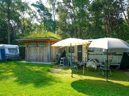 Pitch with private bathroom