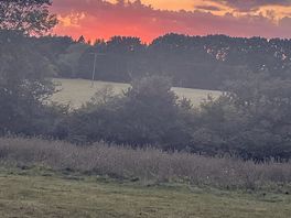 Beautiful sunset from our pitch
