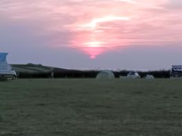 Sunset over the bristol channel and lundy