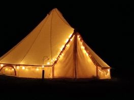 Tent at night