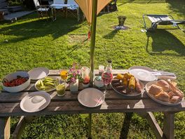 Our bbq when the sun came out.