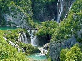 Wasserfall im nationalpark