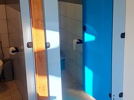 Toilets & showers.