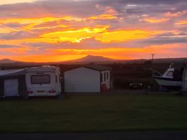 Evening view from trailer