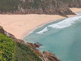 Porthcurno beach