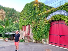 Next to the flour mill