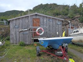 One of the toilets, and firewood store all very clean. there is another one at main reception.