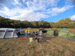 Setting up camp