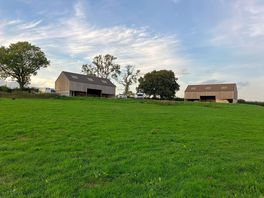 Facilities are under the cover of the barn on the left