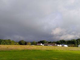 View in the camping field. very close to the offas dyke route.