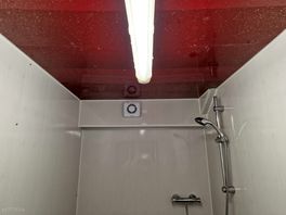 Shower cold and full of flies.