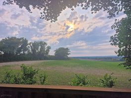 Sunset view on site