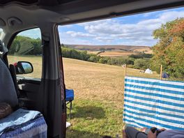 View from the camper