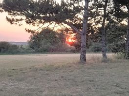 Sunset.