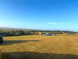 View across the campsite