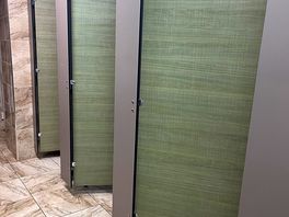 Toilet and shower block