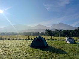 The view in the morning was amazing.