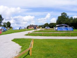 Plenty of grass for pitching tents and awnings