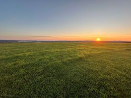 Beautiful sunset from campsite