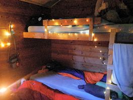 So gemütlich kann es in der trekkinghutten sein :-)