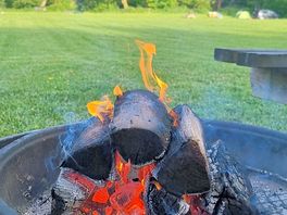 Evening campfire