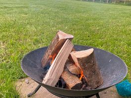 Pitches include a fire pit, wood and kindling can be purchased