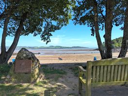 Dhoon beach from the free parking area