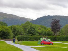 Camping field for non electric tent pitches