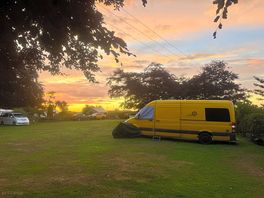 Sunrise over lilling hall farm