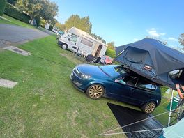Stayed on tourer site in tentbox