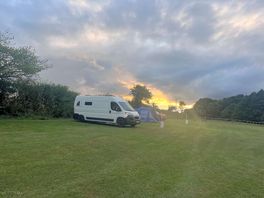 Sunset at the campsite