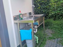 Spülmöglichkeit für geschirr