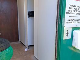 Ladies toilet cubicles