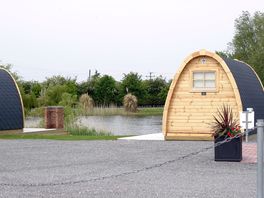 Pods by the lake