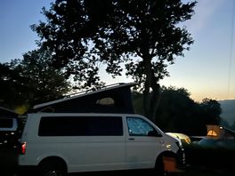Nighttime at the camp