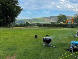 View from tent pitch
