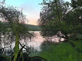 Sunset from campsite.
