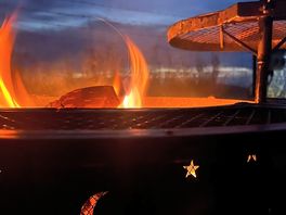 Stars in the fire pit
