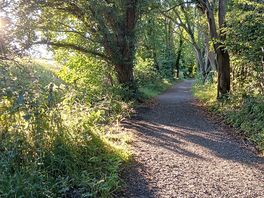 Photos from the nearby cinder track