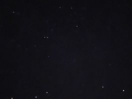 Stars from the view of the cabin at night