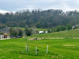 Campsite with views of the toilet & showers