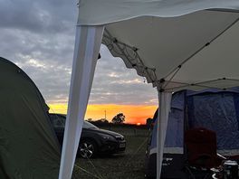 Lovely sunset whilst we had our bbq 🌅