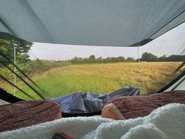 View from the front of our tent
