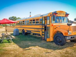 Texas the iconic American school bus