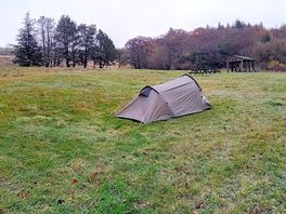 Camping field. i was the only camper as it was november.