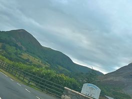 Entrance to the camp site with gorgeous views