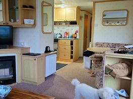Living and kitchen area
