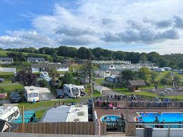 The balcony view .. and a cute little woodland walk through camp and over the stream …